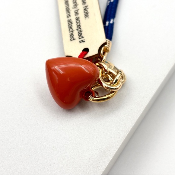 ROXANNE ASSOULIN The Happy Cord Charm Necklace Blue & sienna - Picture 4 of 9